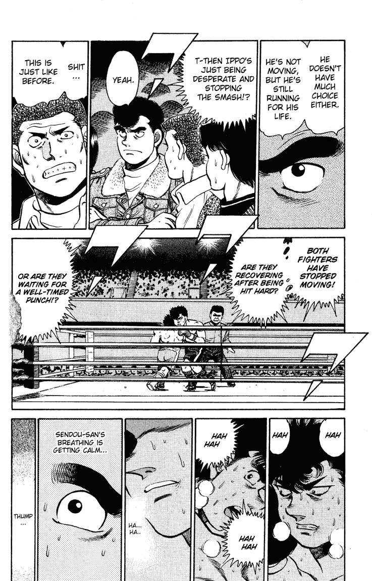 Hajime no Ippo Chapter 101.2 page 10 - Chapter 101 v2 : Modified Version Smash