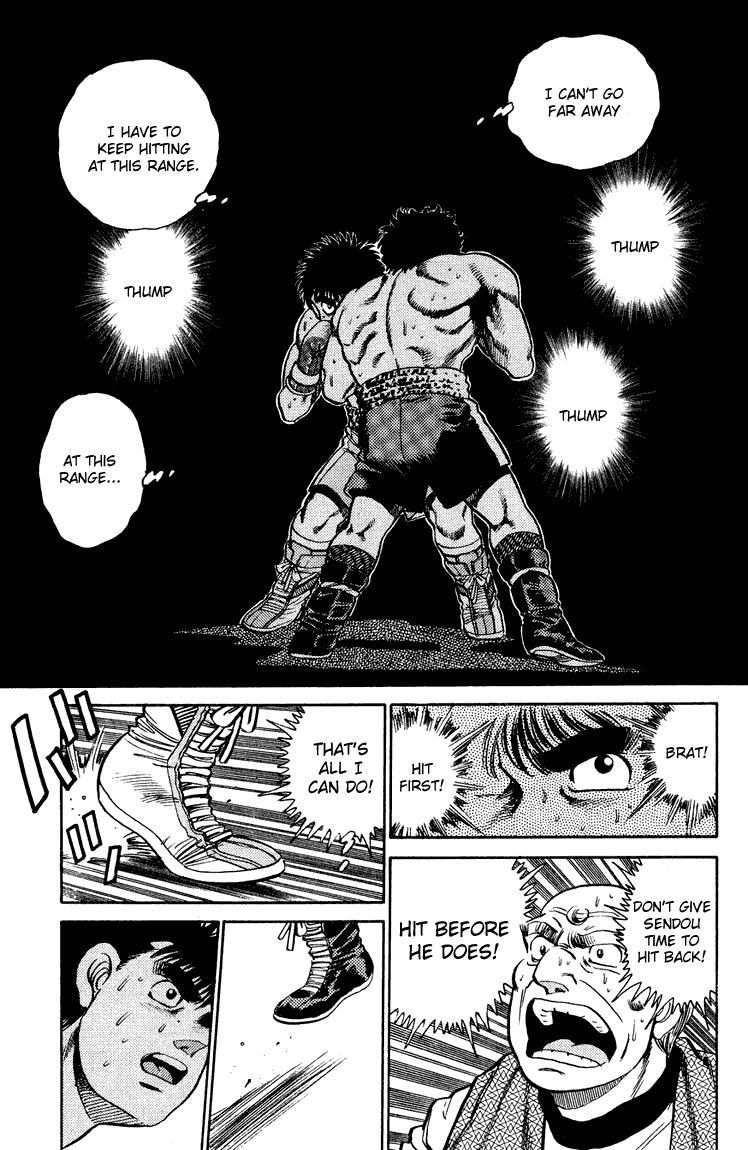 Hajime no Ippo Chapter 101.2 page 11 - Chapter 101 v2 : Modified Version Smash