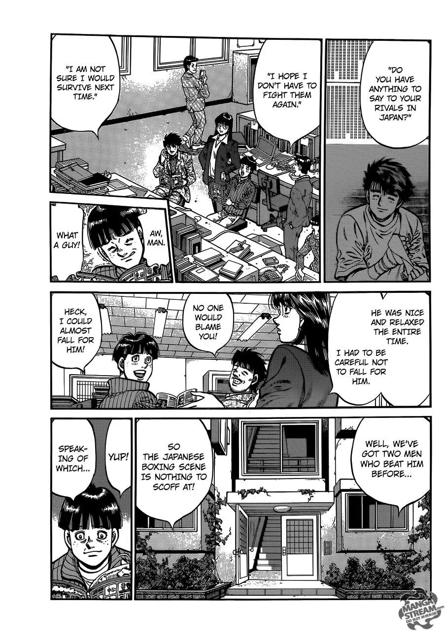 Hajime no Ippo Chapter 1010 page 4 - Chapter 1010 : Cooking Fish Made Easy