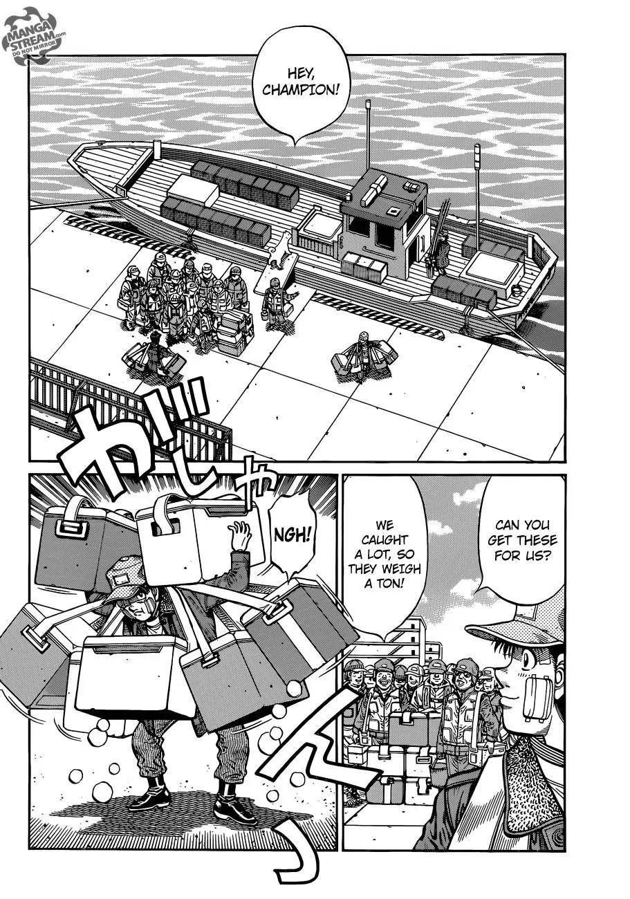 Hajime no Ippo Chapter 1010 page 7 - Chapter 1010 : Cooking Fish Made Easy