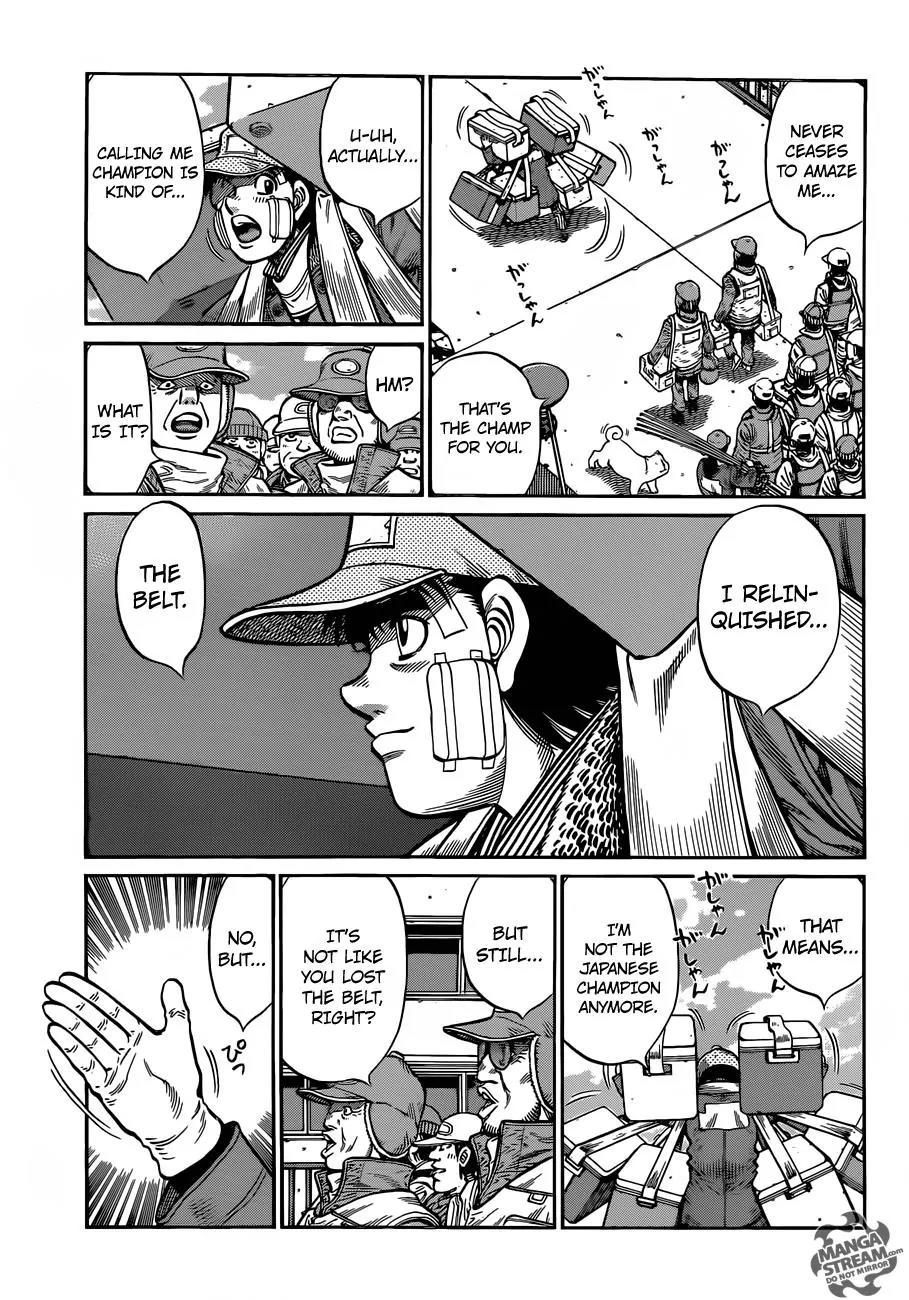 Hajime no Ippo Chapter 1010 page 8 - Chapter 1010 : Cooking Fish Made Easy
