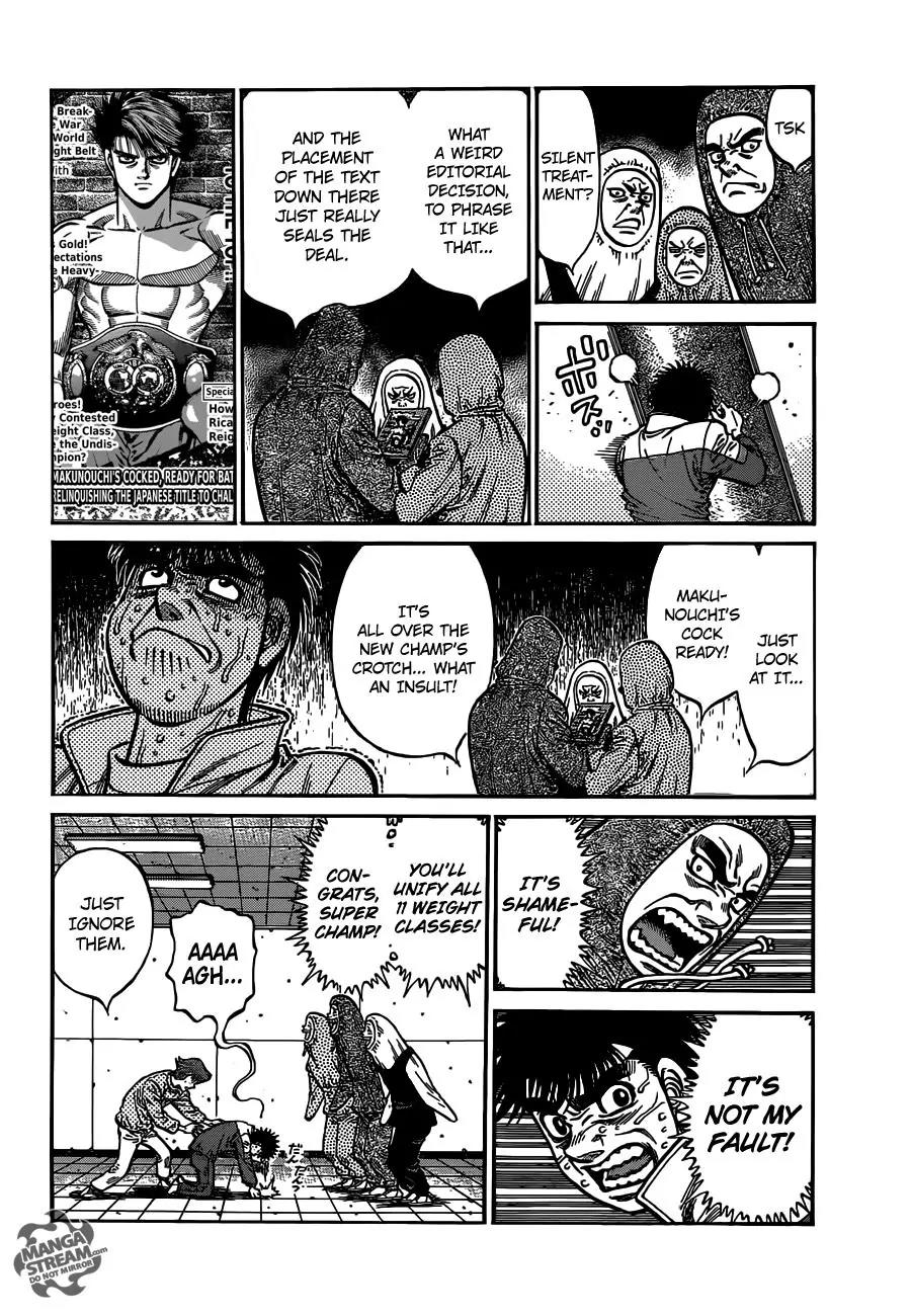 Hajime no Ippo Chapter 1013 page 15 - Chapter 1013 : Cocked and Ready