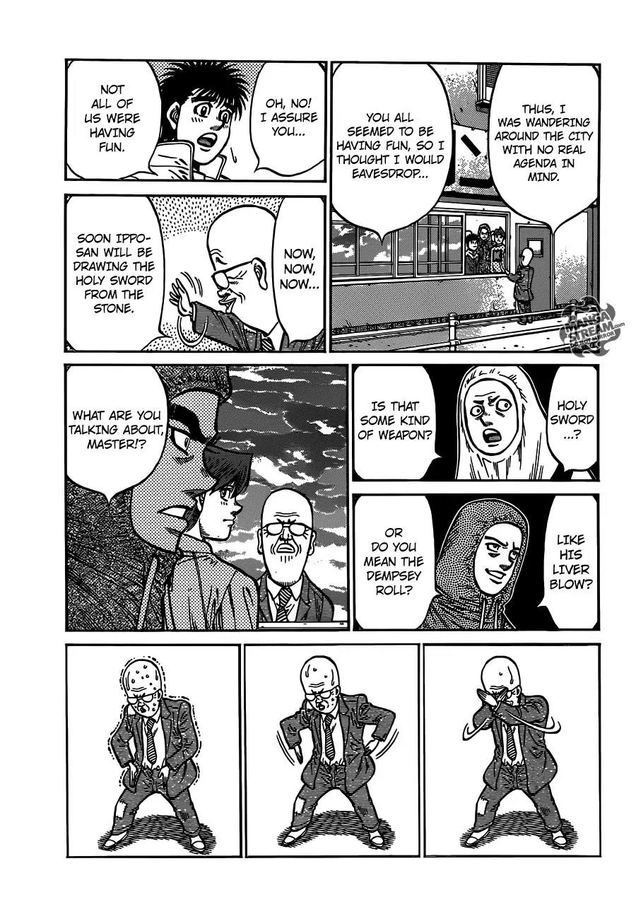 Hajime no Ippo Chapter 1013 page 18 - Chapter 1013 : Cocked and Ready