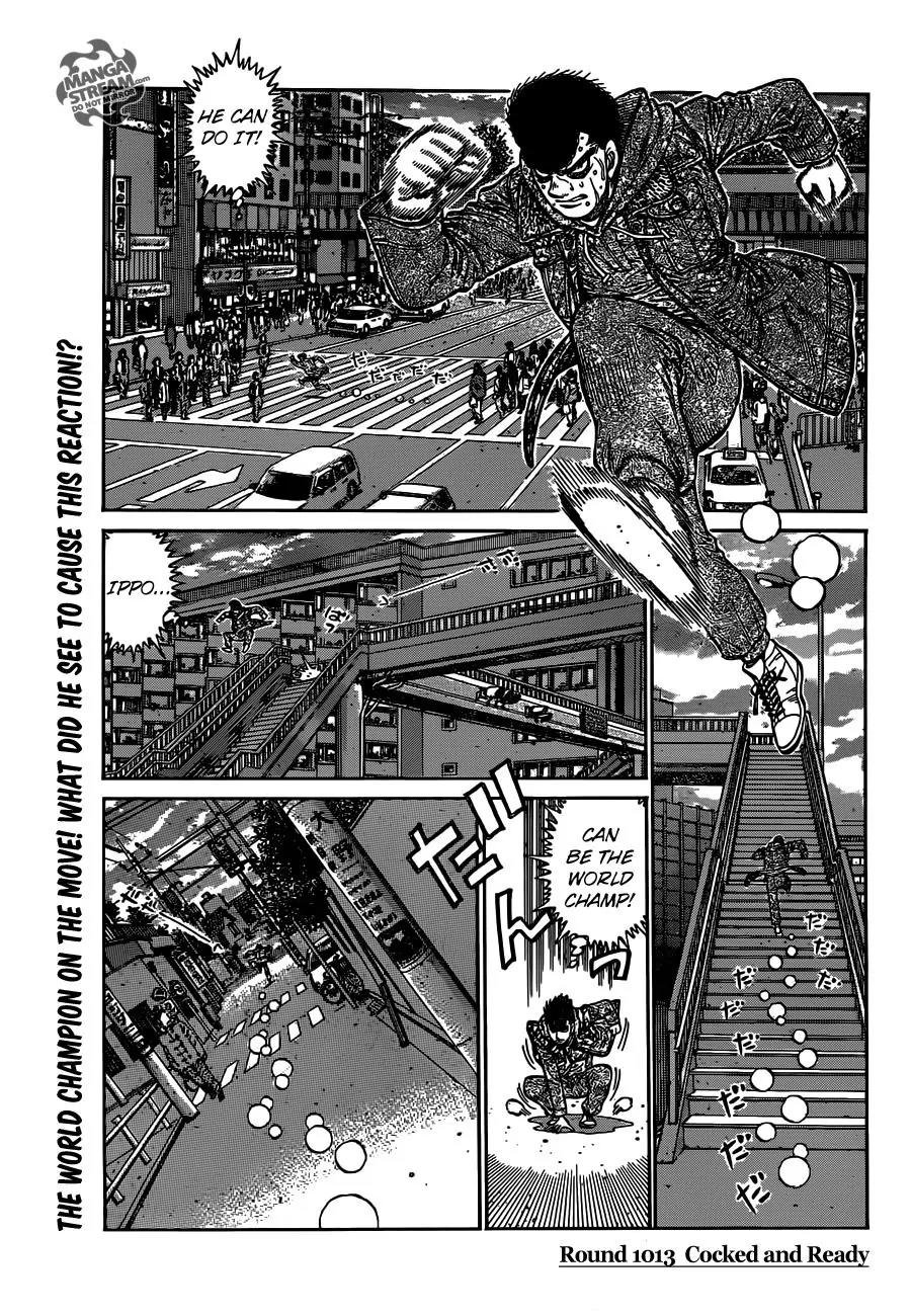 Hajime no Ippo Chapter 1013 page 4 - Chapter 1013 : Cocked and Ready