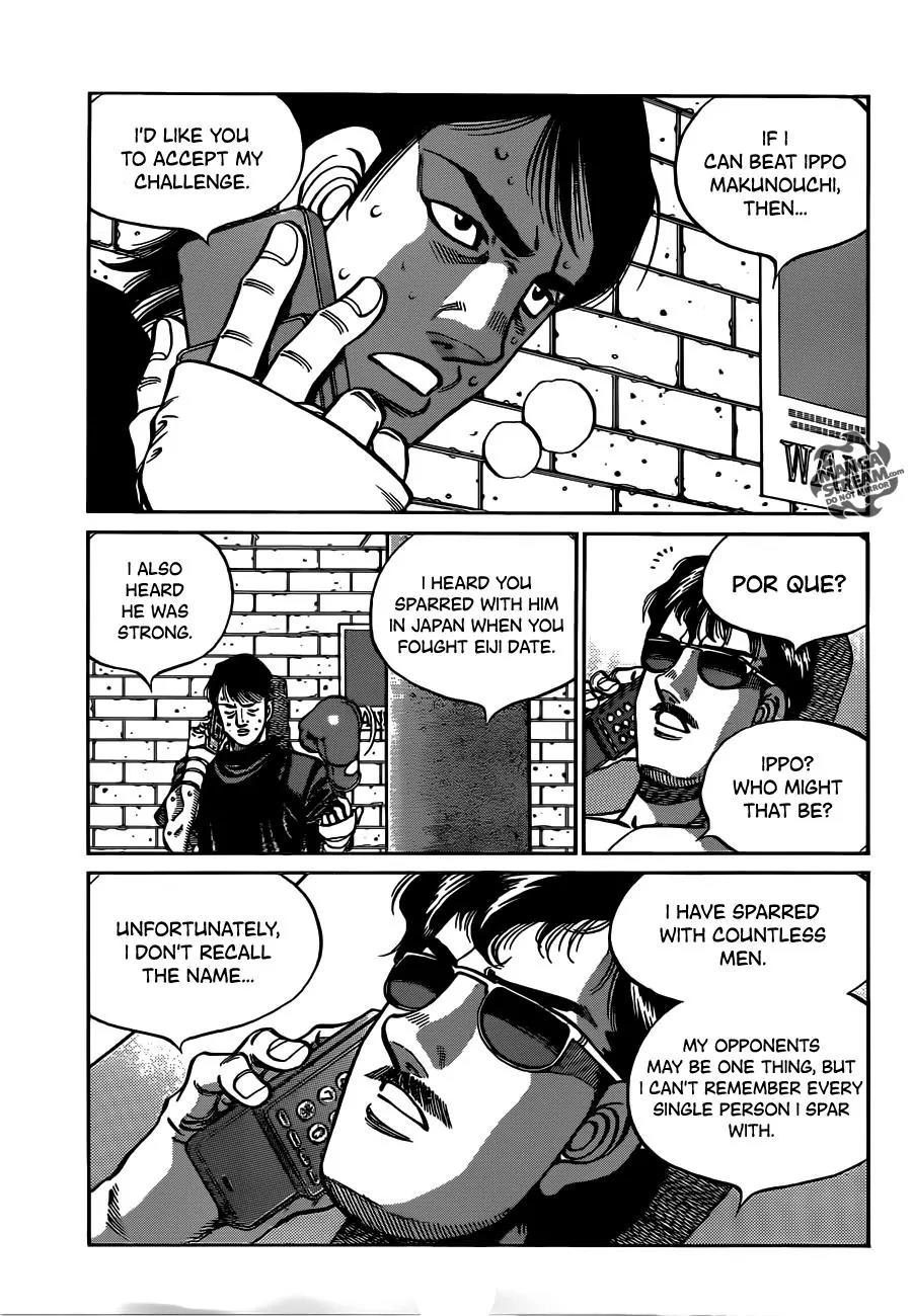 Hajime no Ippo Chapter 1014 page 15 - Chapter 1014 : The Man Who Knows Ricardo Martinez