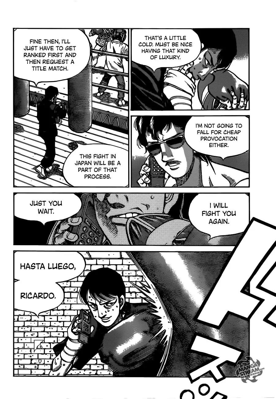 Hajime no Ippo Chapter 1014 page 16 - Chapter 1014 : The Man Who Knows Ricardo Martinez