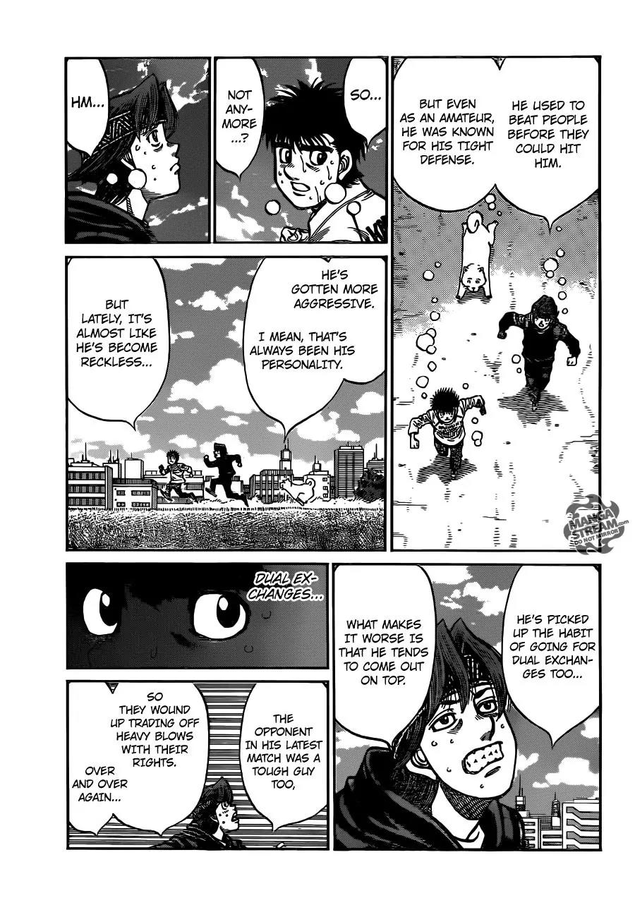Hajime no Ippo Chapter 1014 page 5 - Chapter 1014 : The Man Who Knows Ricardo Martinez