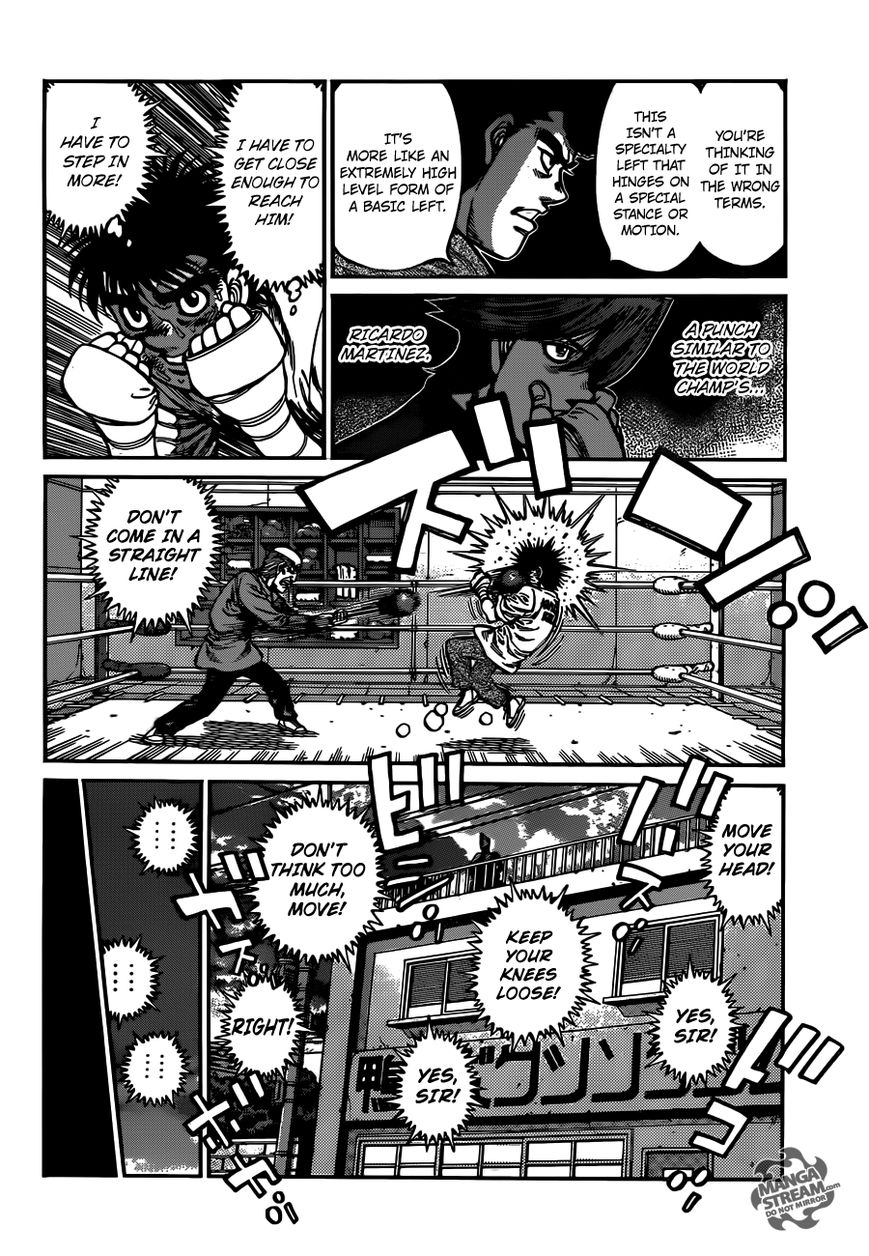 Hajime no Ippo Chapter 1015 page 10 - Chapter 1015 : Incarnation of Machismo