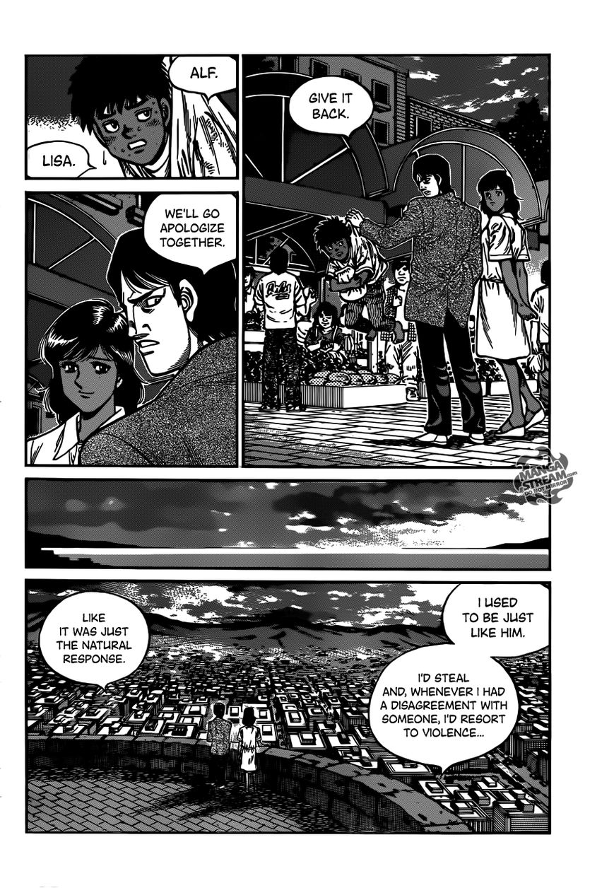 Hajime no Ippo Chapter 1015 page 12 - Chapter 1015 : Incarnation of Machismo