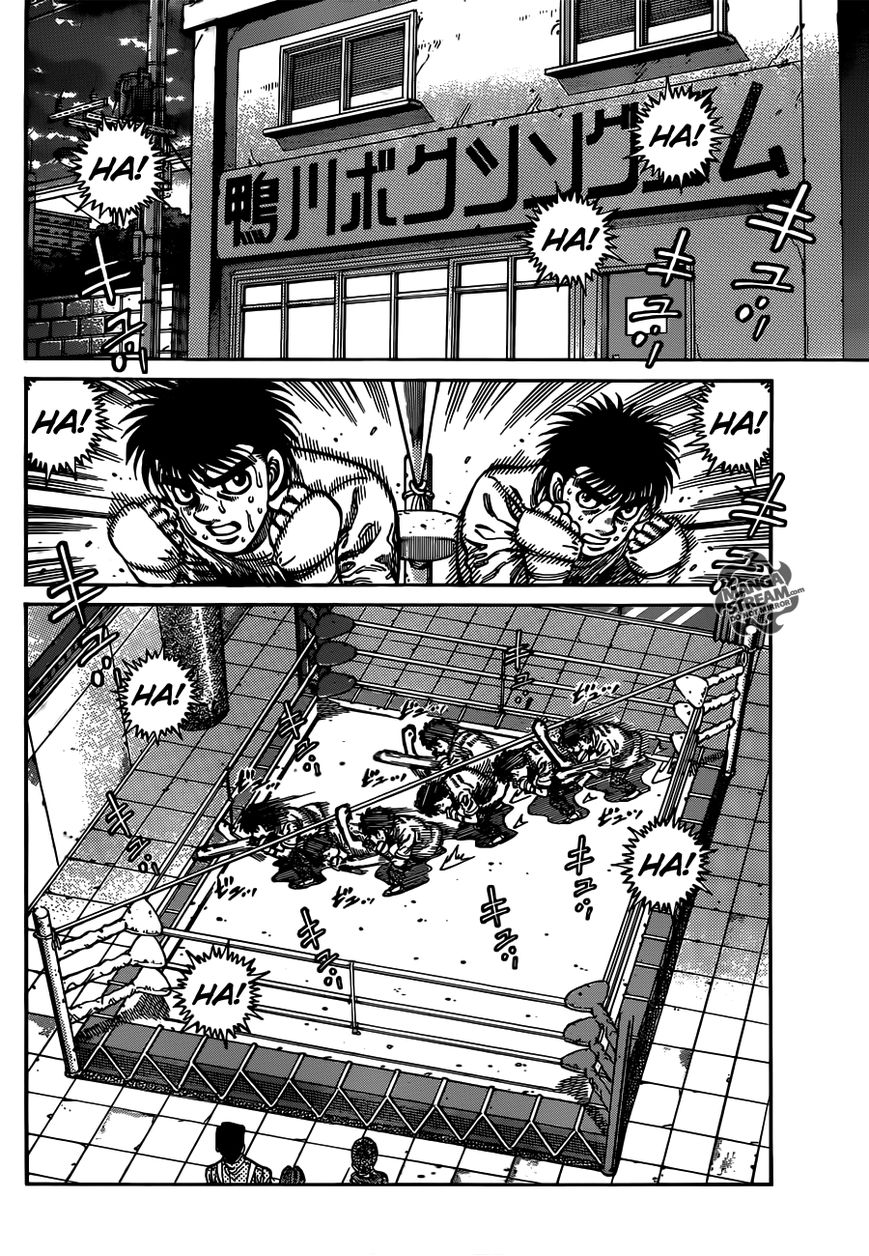 Hajime no Ippo Chapter 1015 page 3 - Chapter 1015 : Incarnation of Machismo