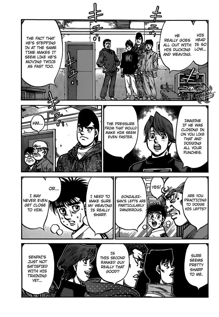 Hajime no Ippo Chapter 1015 page 4 - Chapter 1015 : Incarnation of Machismo