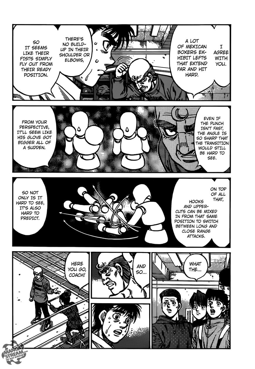 Hajime no Ippo Chapter 1015 page 5 - Chapter 1015 : Incarnation of Machismo