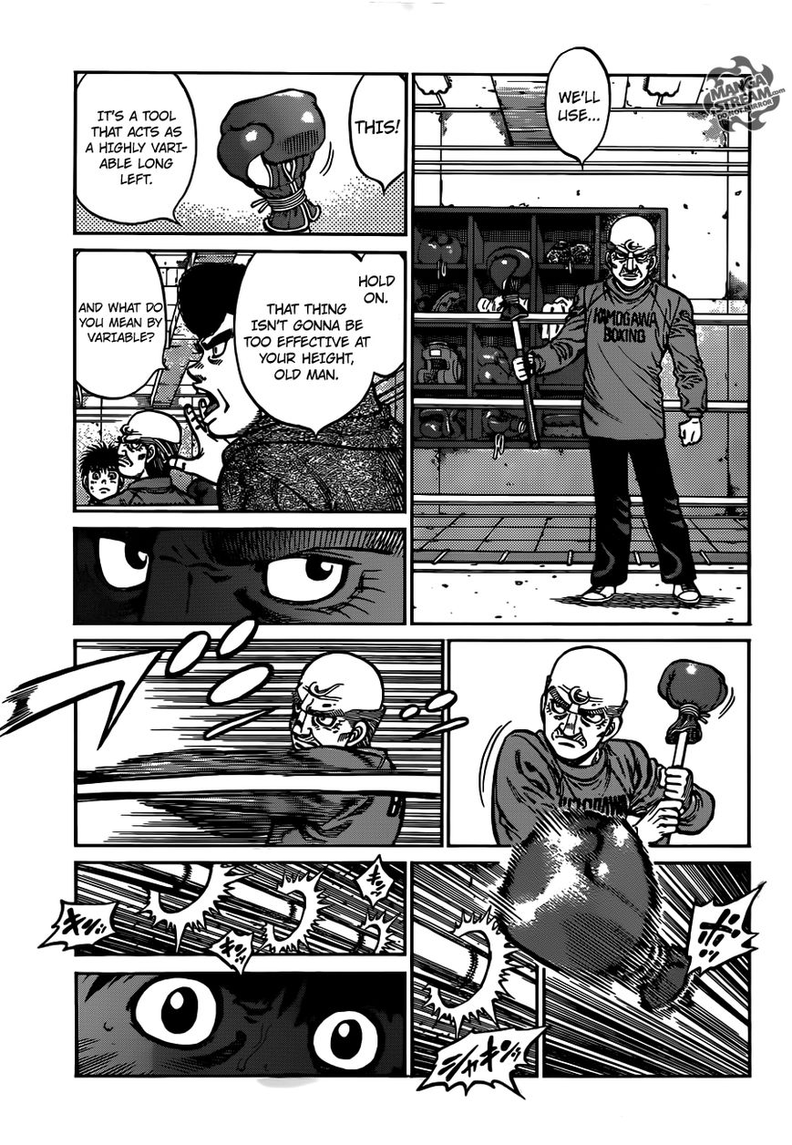 Hajime no Ippo Chapter 1015 page 6 - Chapter 1015 : Incarnation of Machismo