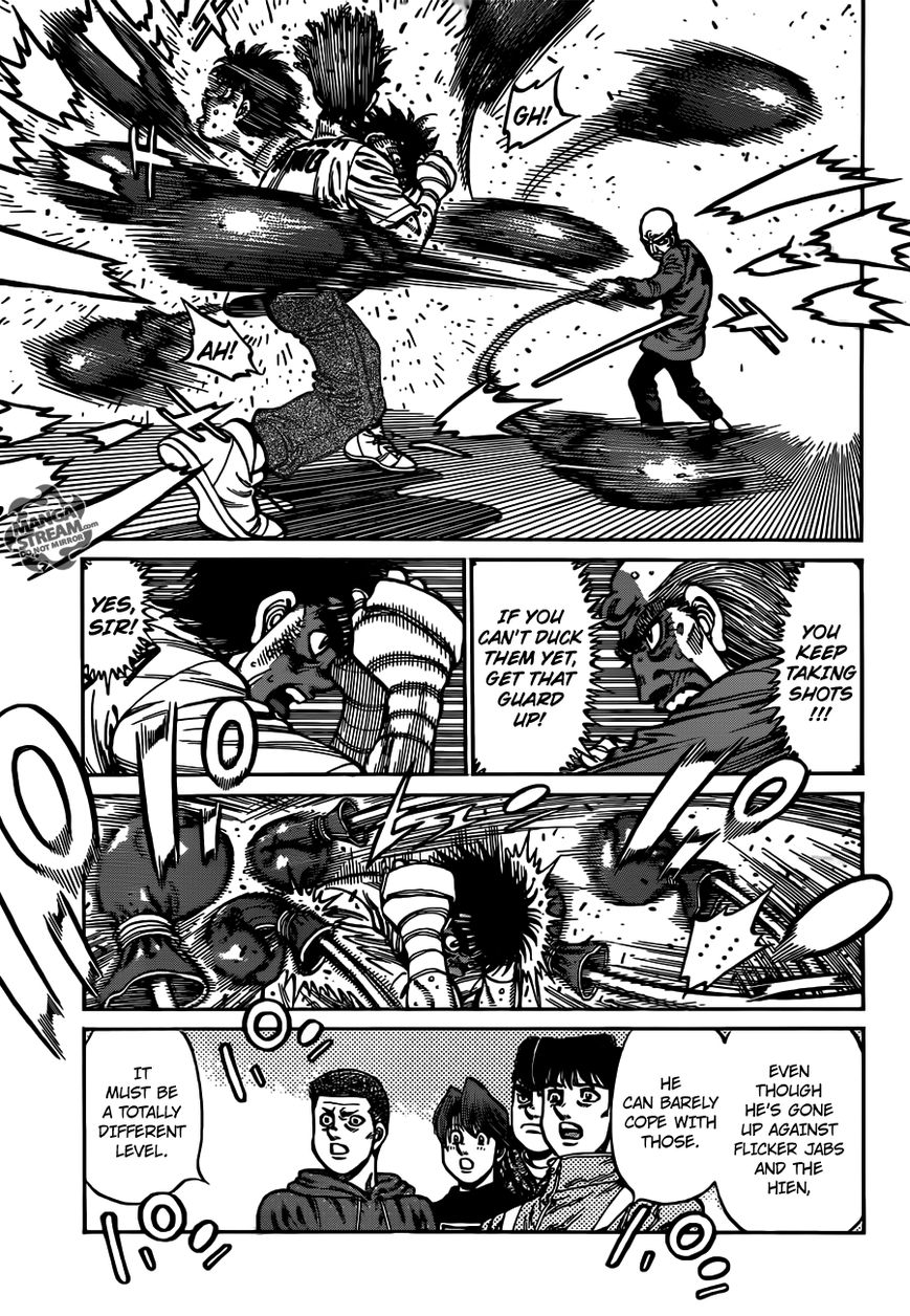 Hajime no Ippo Chapter 1015 page 9 - Chapter 1015 : Incarnation of Machismo