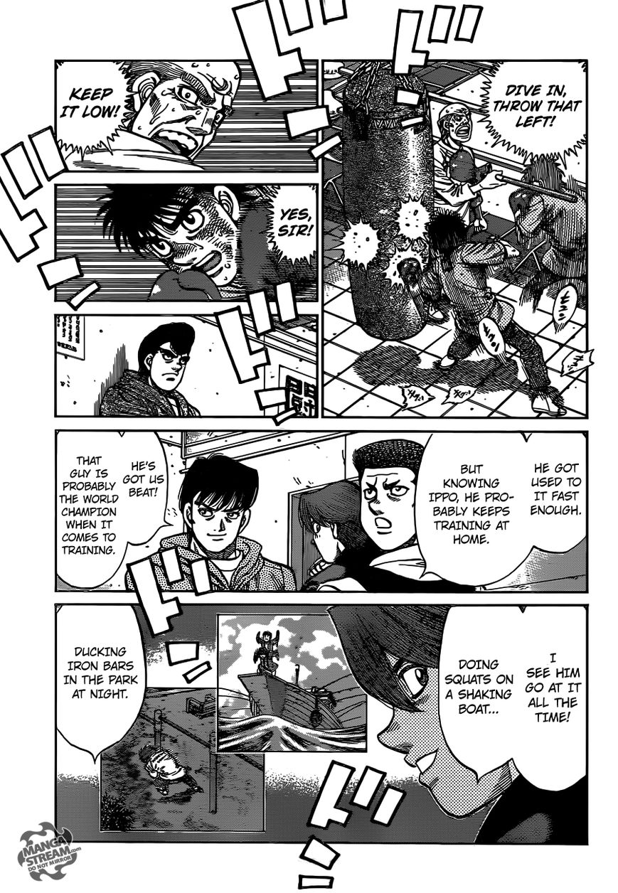 Hajime no Ippo Chapter 1016 page 14 - Chapter 1016 : Machismo VS. Earnestness