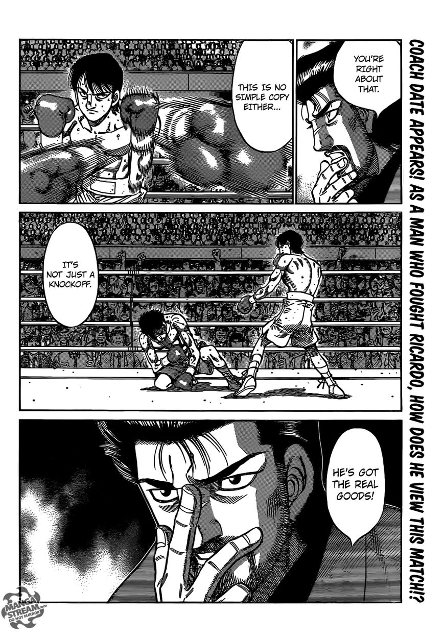 Hajime no Ippo Chapter 1016 page 17 - Chapter 1016 : Machismo VS. Earnestness