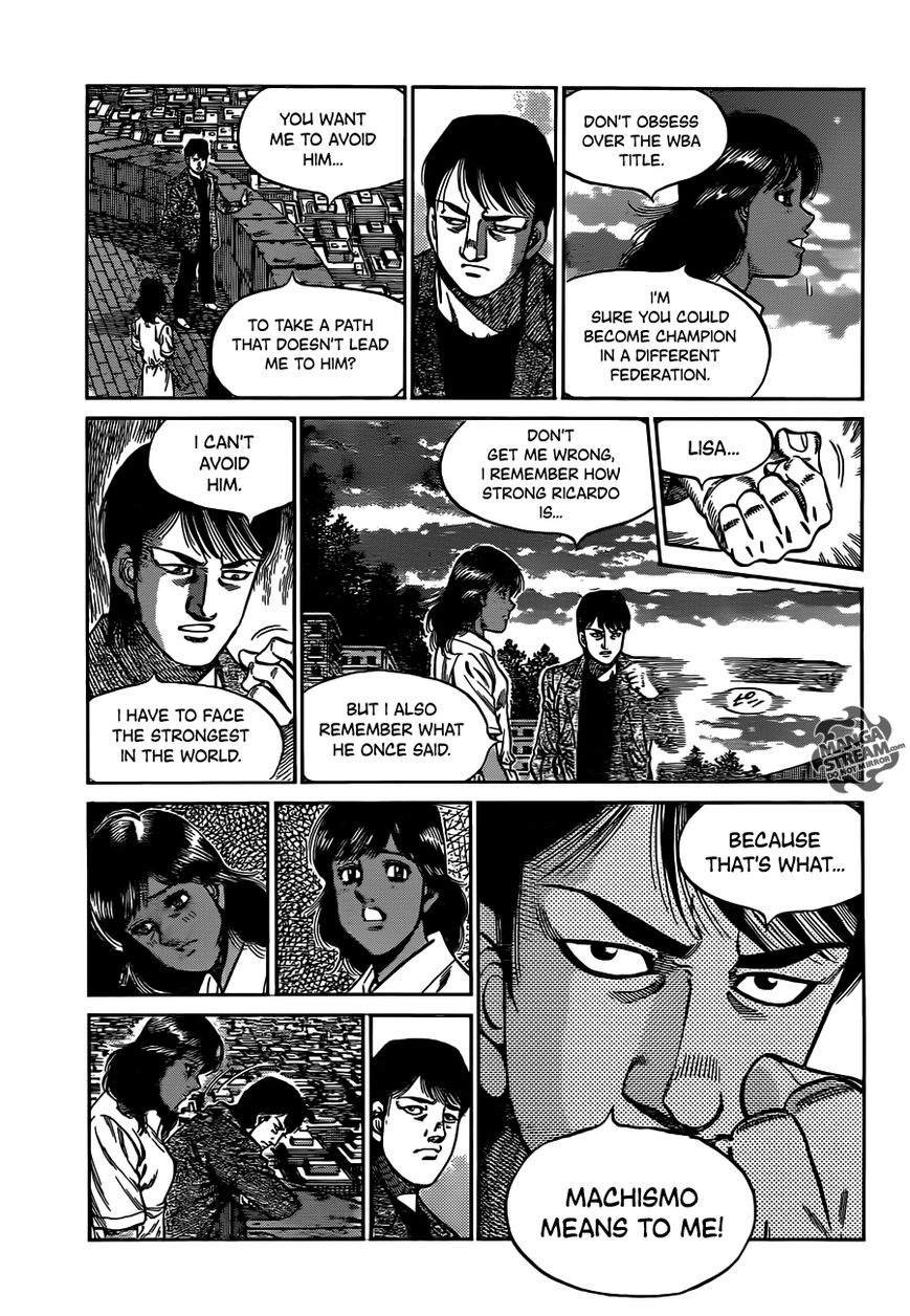 Hajime no Ippo Chapter 1016 page 4 - Chapter 1016 : Machismo VS. Earnestness
