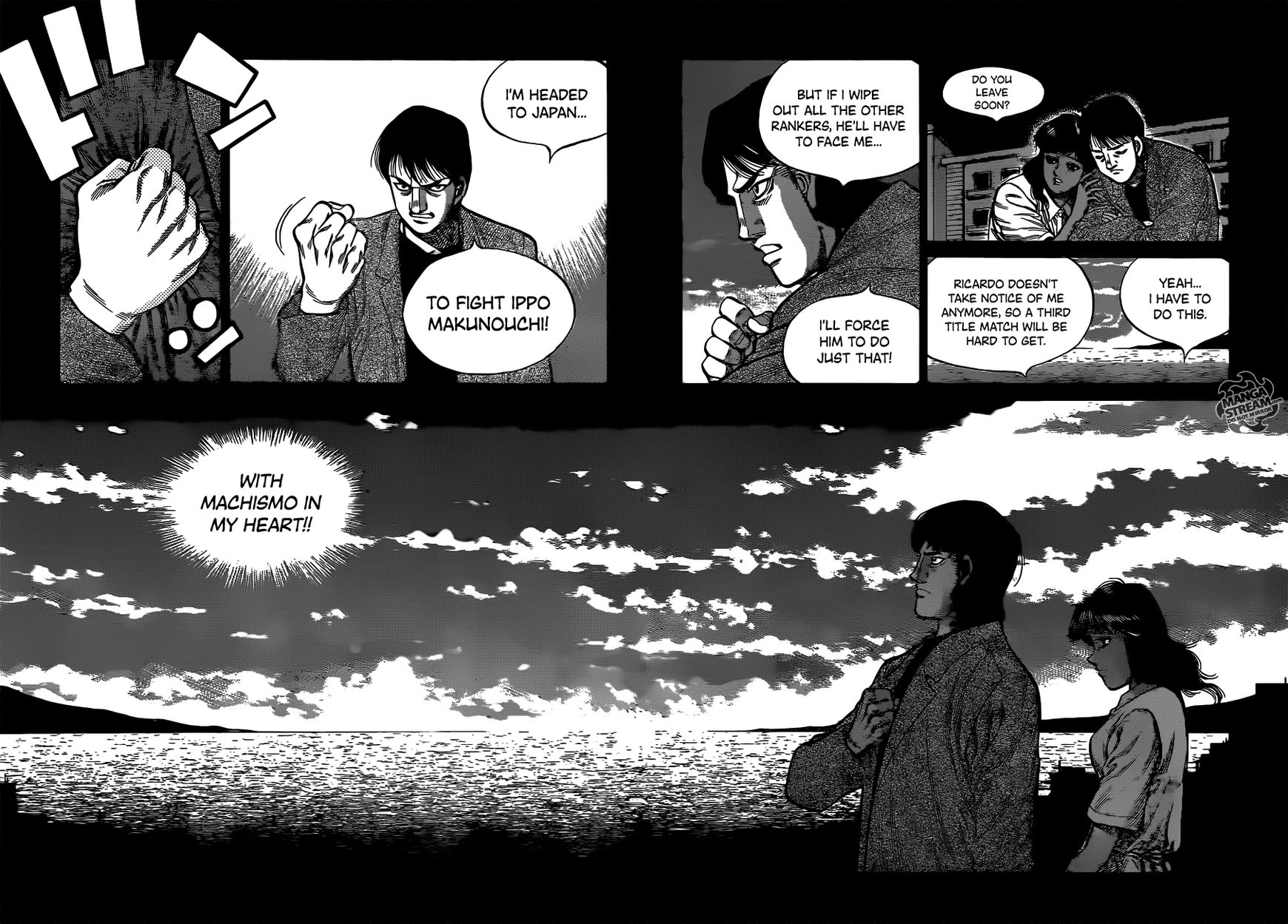 Hajime no Ippo Chapter 1016 page 7 - Chapter 1016 : Machismo VS. Earnestness