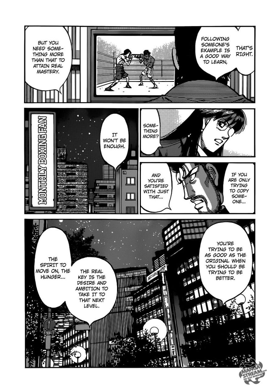 Hajime no Ippo Chapter 1017 page 3 - Chapter 1017 : More Than A Knockoff