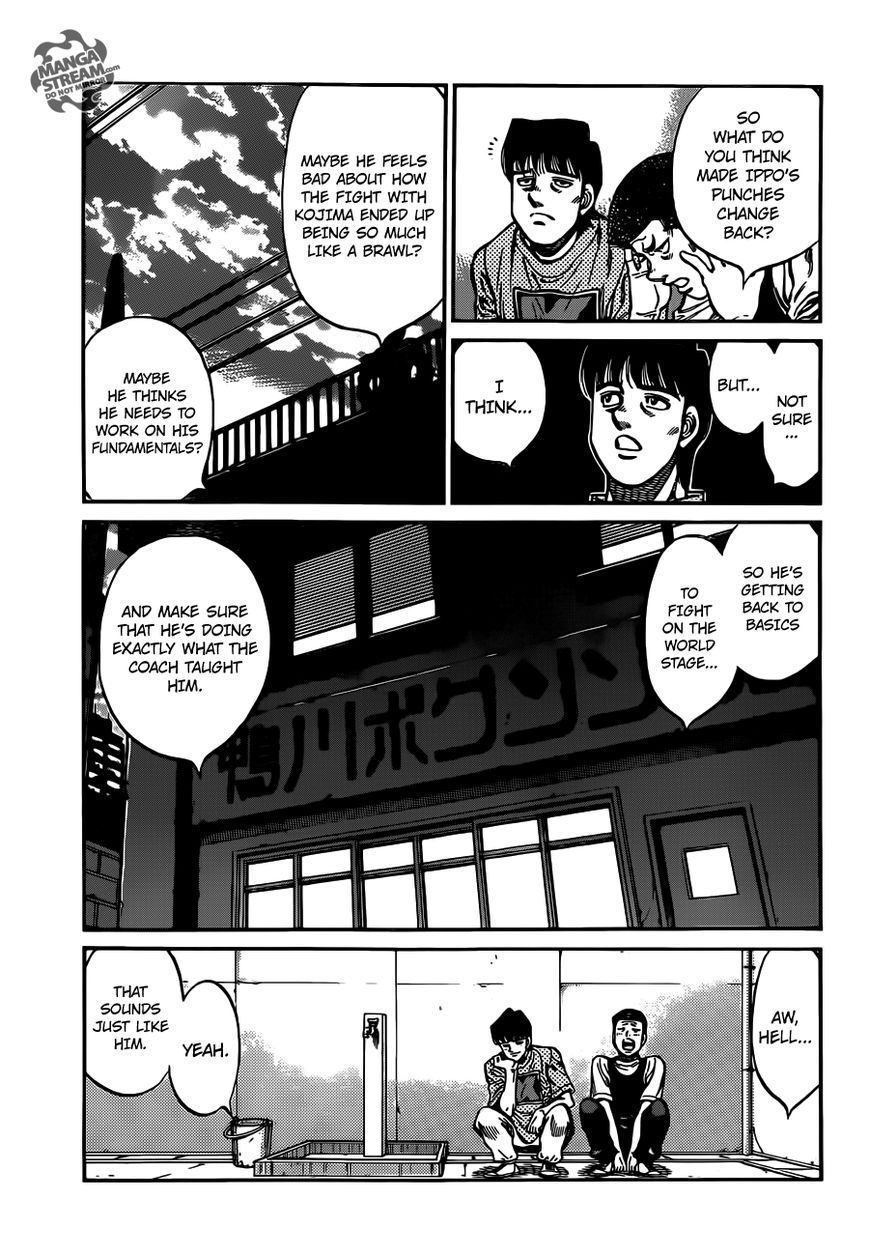 Hajime no Ippo Chapter 1018 page 10 - Chapter 1018 : Signs of Increase