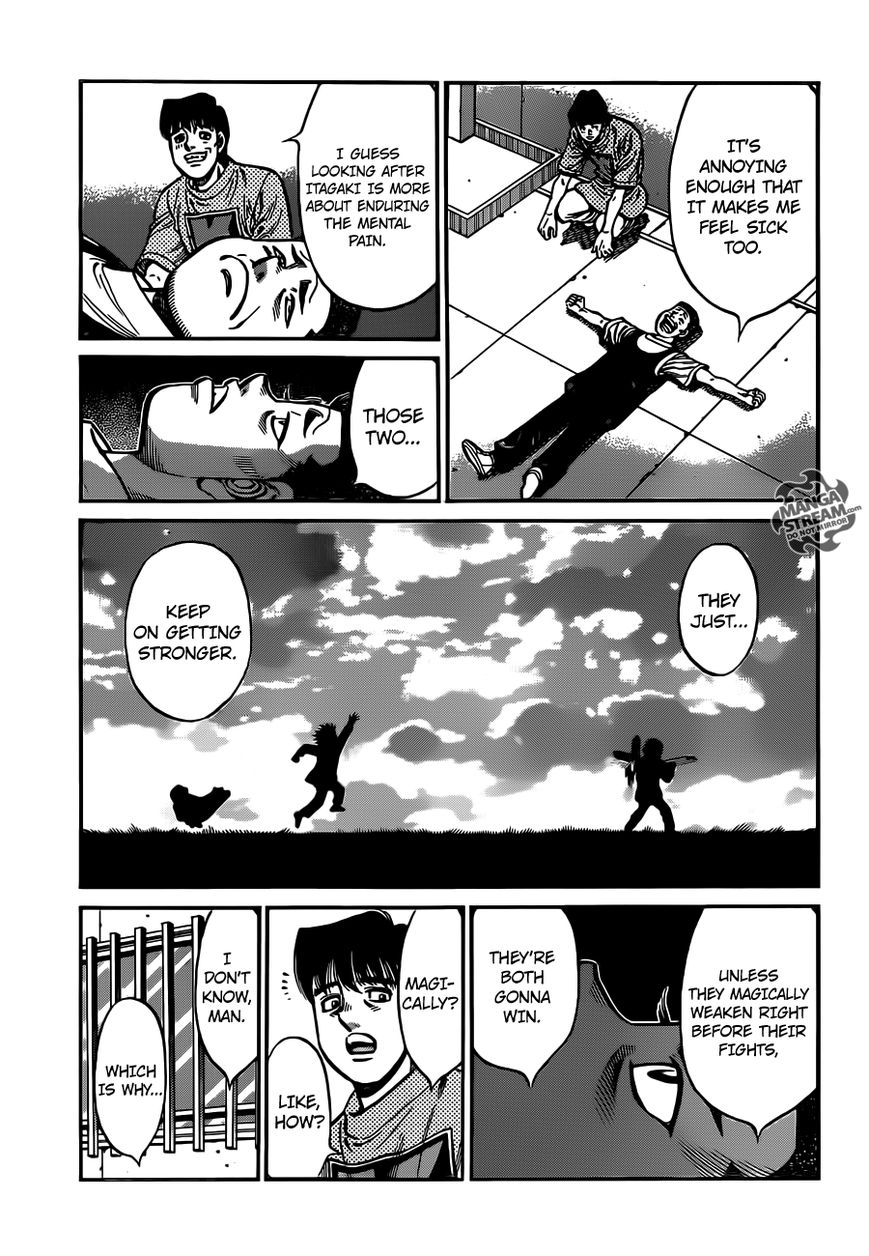 Hajime no Ippo Chapter 1018 page 12 - Chapter 1018 : Signs of Increase