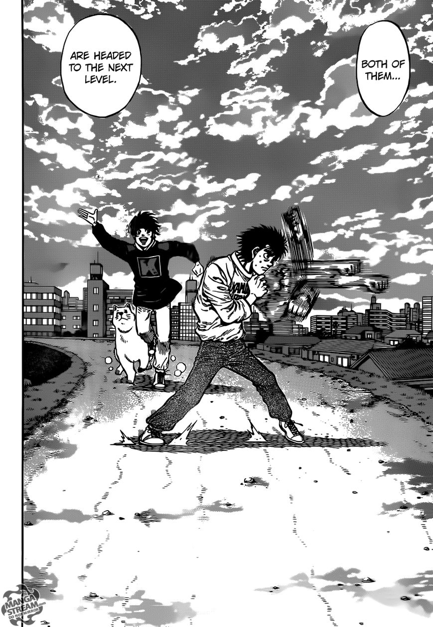 Hajime no Ippo Chapter 1018 page 13 - Chapter 1018 : Signs of Increase