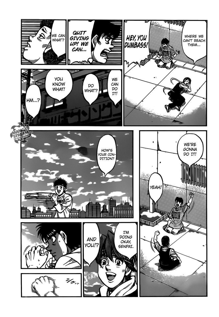 Hajime no Ippo Chapter 1018 page 14 - Chapter 1018 : Signs of Increase