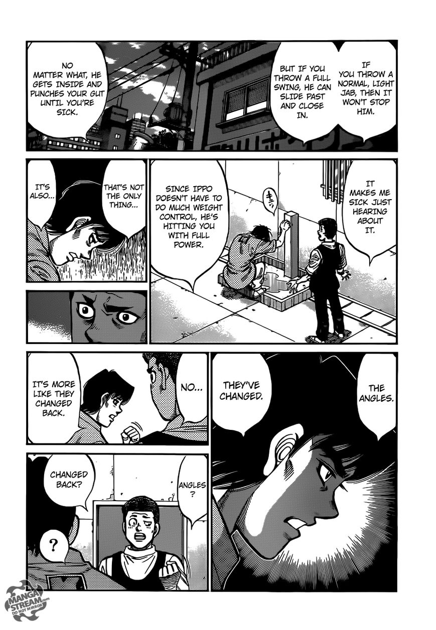 Hajime no Ippo Chapter 1018 page 7 - Chapter 1018 : Signs of Increase