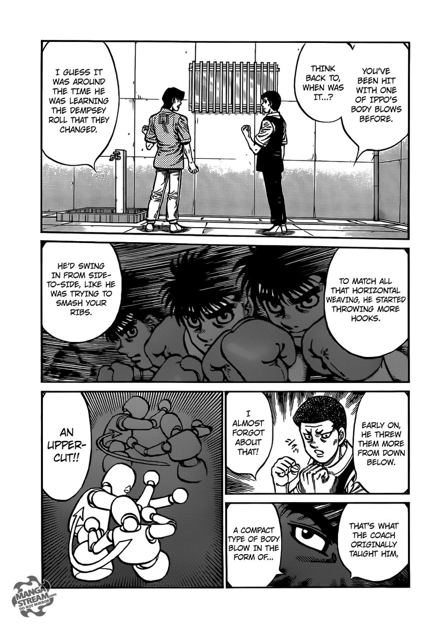 Hajime no Ippo Chapter 1018 page 8 - Chapter 1018 : Signs of Increase