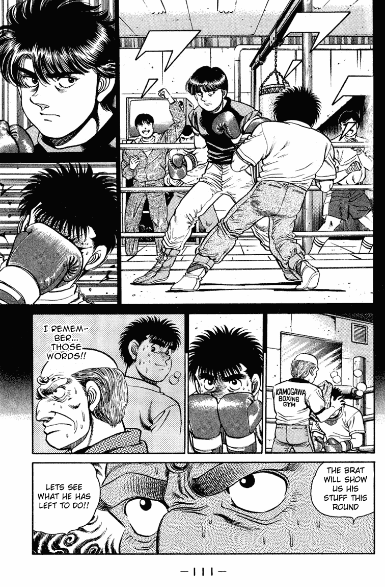 Hajime no Ippo Chapter 102.2 page 13 - Chapter 102 v2 : Those Words He Spoke Back Then
