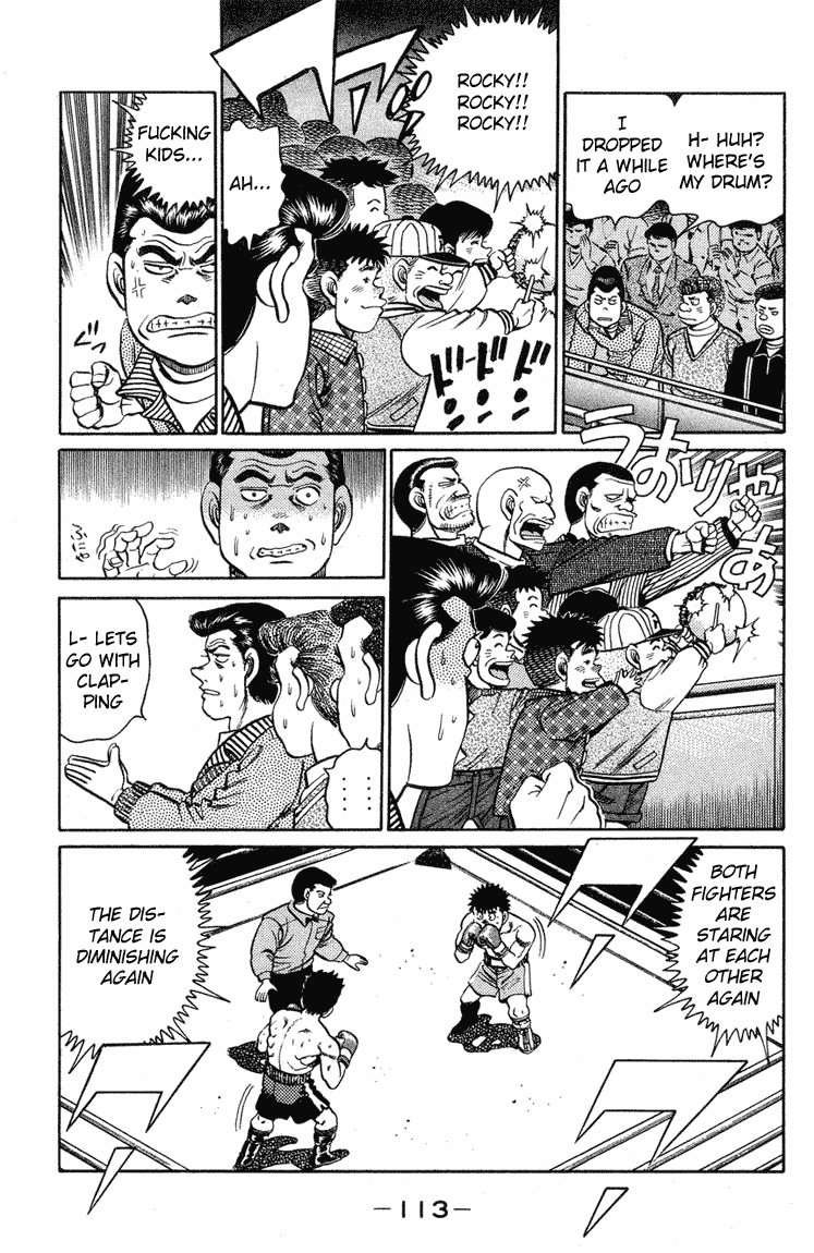 Hajime no Ippo Chapter 102.2 page 15 - Chapter 102 v2 : Those Words He Spoke Back Then