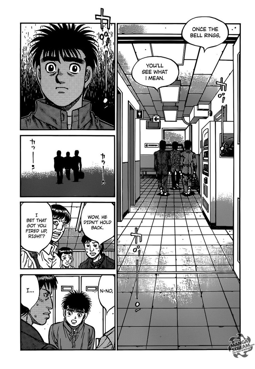 Hajime no Ippo Chapter 1020 page 10 - Chapter 1020 : Those Words