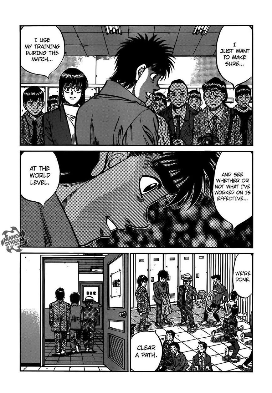 Hajime no Ippo Chapter 1020 page 11 - Chapter 1020 : Those Words
