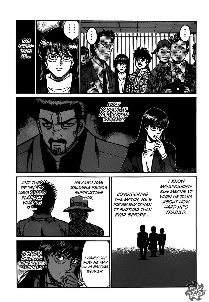 Hajime no Ippo Chapter 1020 page 12 - Chapter 1020 : Those Words