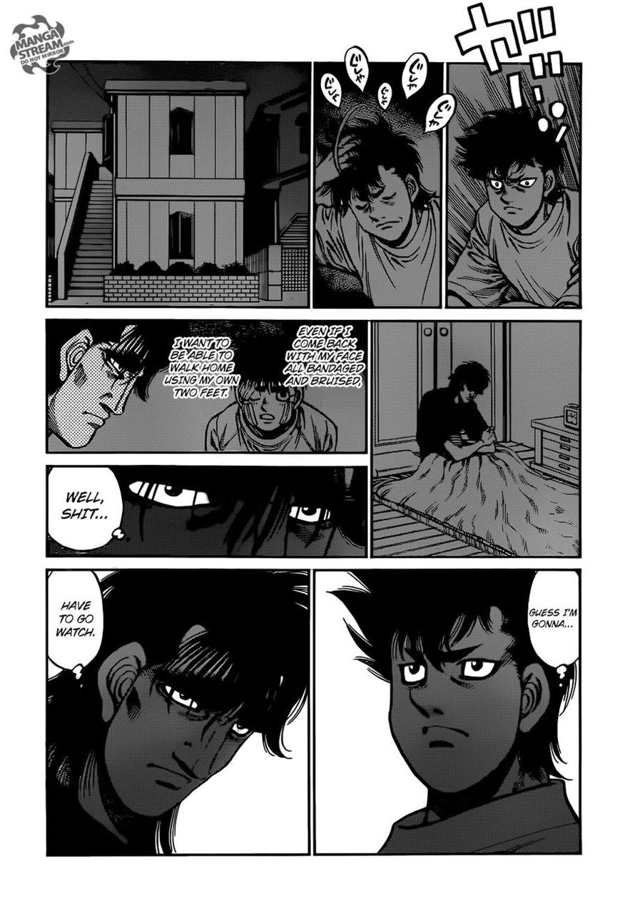 Hajime no Ippo Chapter 1020 page 14 - Chapter 1020 : Those Words