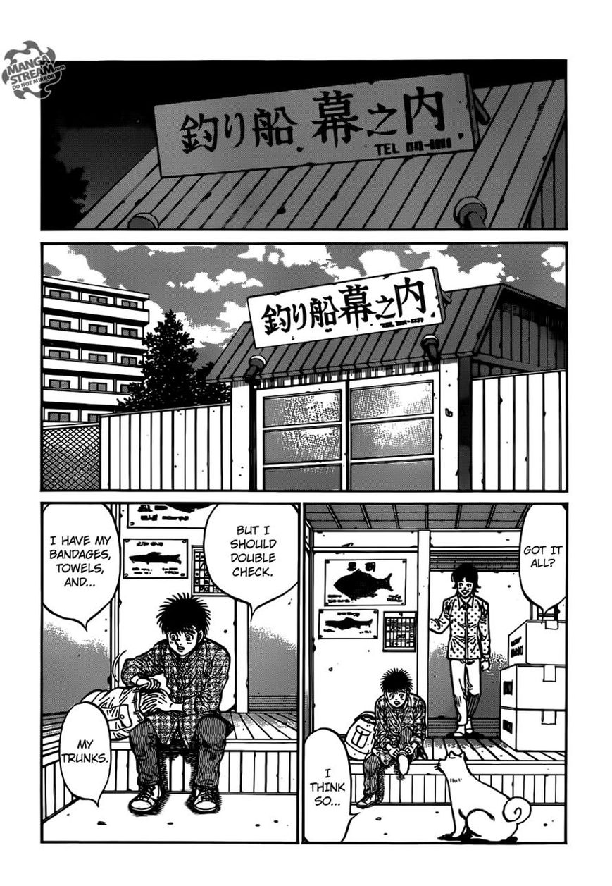 Hajime no Ippo Chapter 1020 page 15 - Chapter 1020 : Those Words