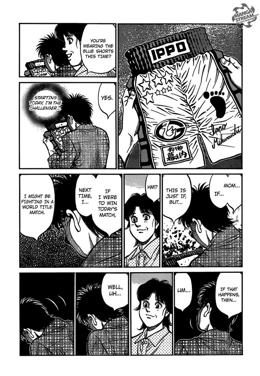 Hajime no Ippo Chapter 1020 page 16 - Chapter 1020 : Those Words