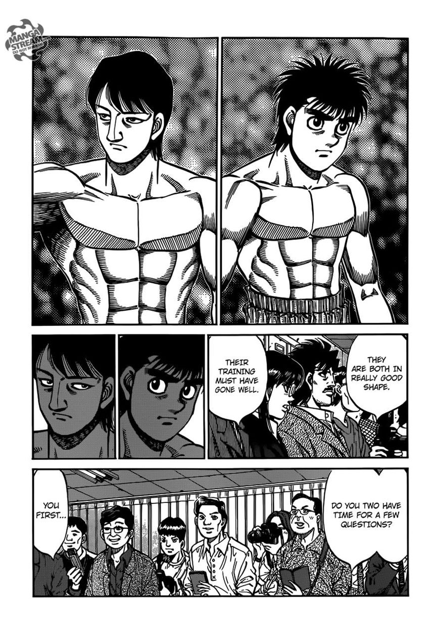 Hajime no Ippo Chapter 1020 page 3 - Chapter 1020 : Those Words