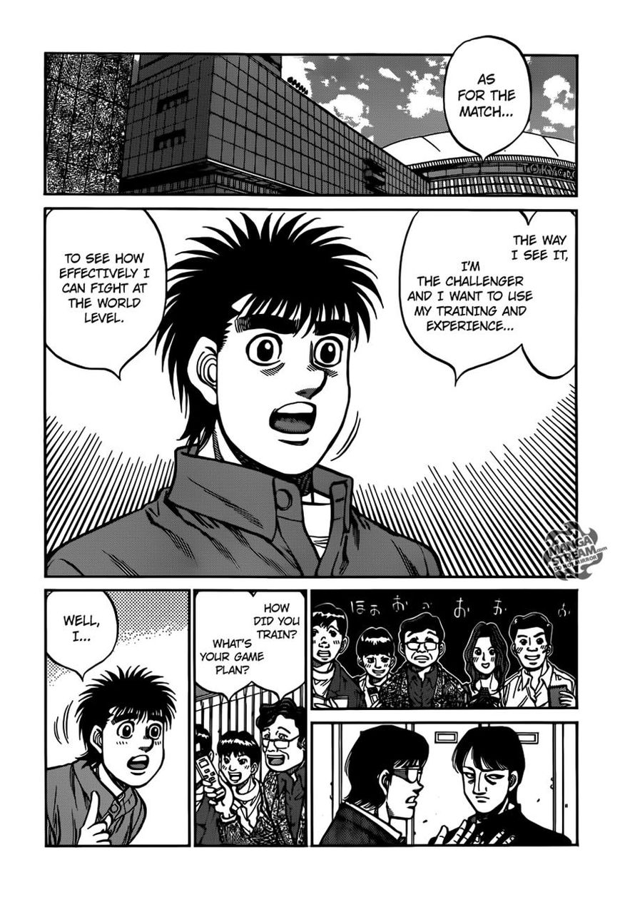 Hajime no Ippo Chapter 1020 page 5 - Chapter 1020 : Those Words