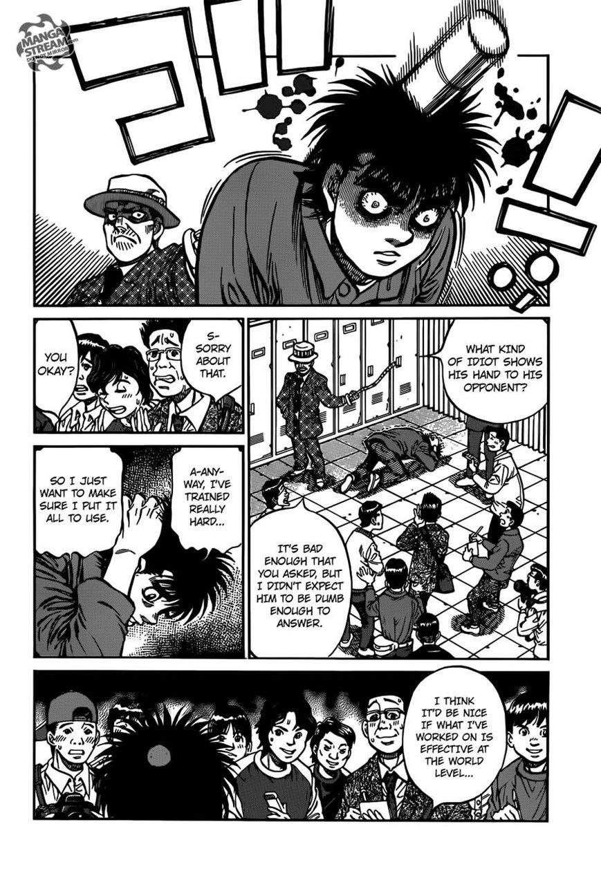 Hajime no Ippo Chapter 1020 page 6 - Chapter 1020 : Those Words
