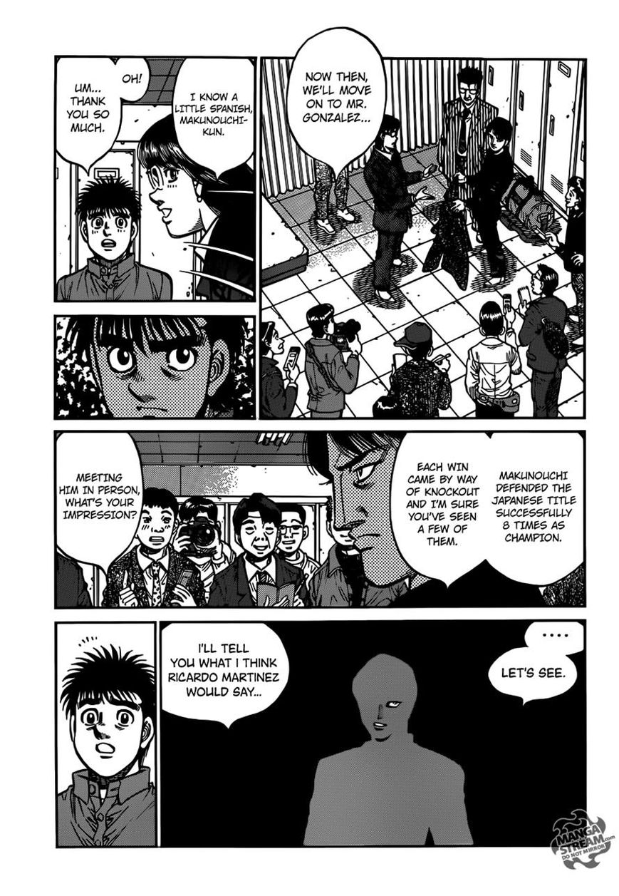 Hajime no Ippo Chapter 1020 page 7 - Chapter 1020 : Those Words