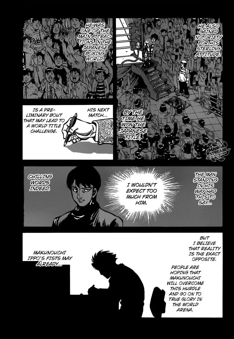 Hajime no Ippo Chapter 1021 page 6 - Chapter 1021 : A Nation's Hopes