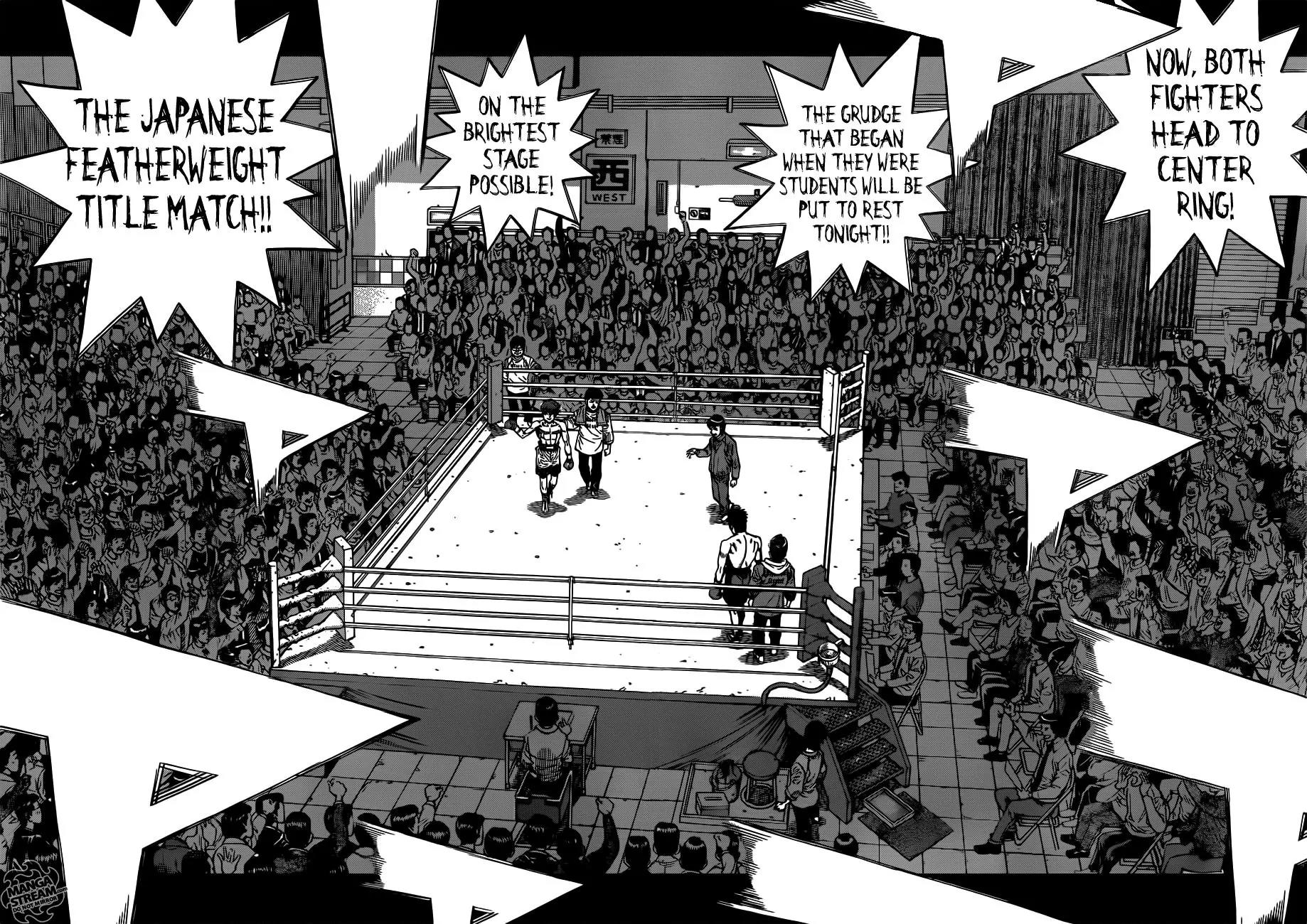 Hajime no Ippo Chapter 1023 page 13 - Chapter 1023 : A Grudge Renewed