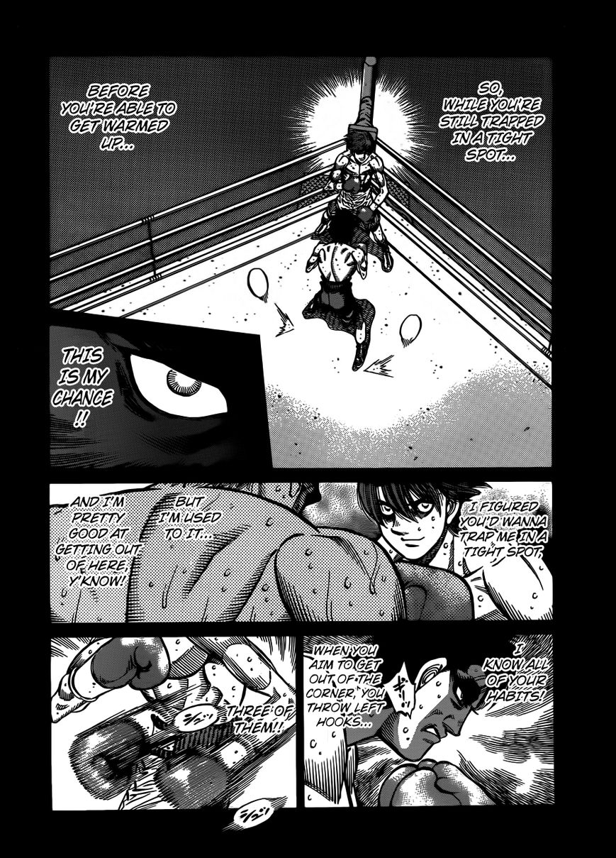 Hajime no Ippo Chapter 1024 page 12 - Chapter 1024 : I Know You
