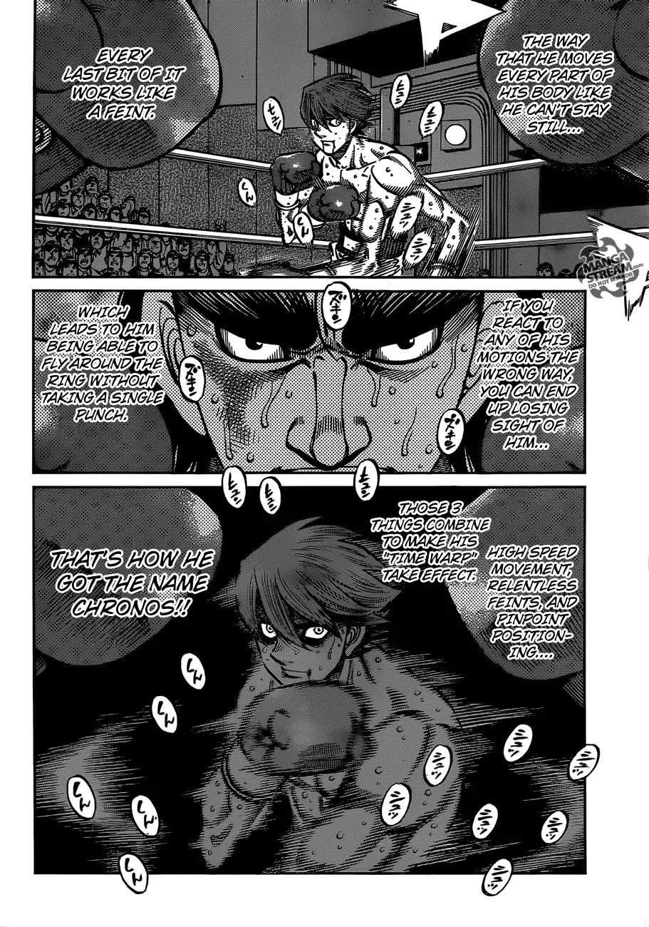 Hajime no Ippo Chapter 1025 page 10 - Chapter 1025 : As Long As My Head's Clear