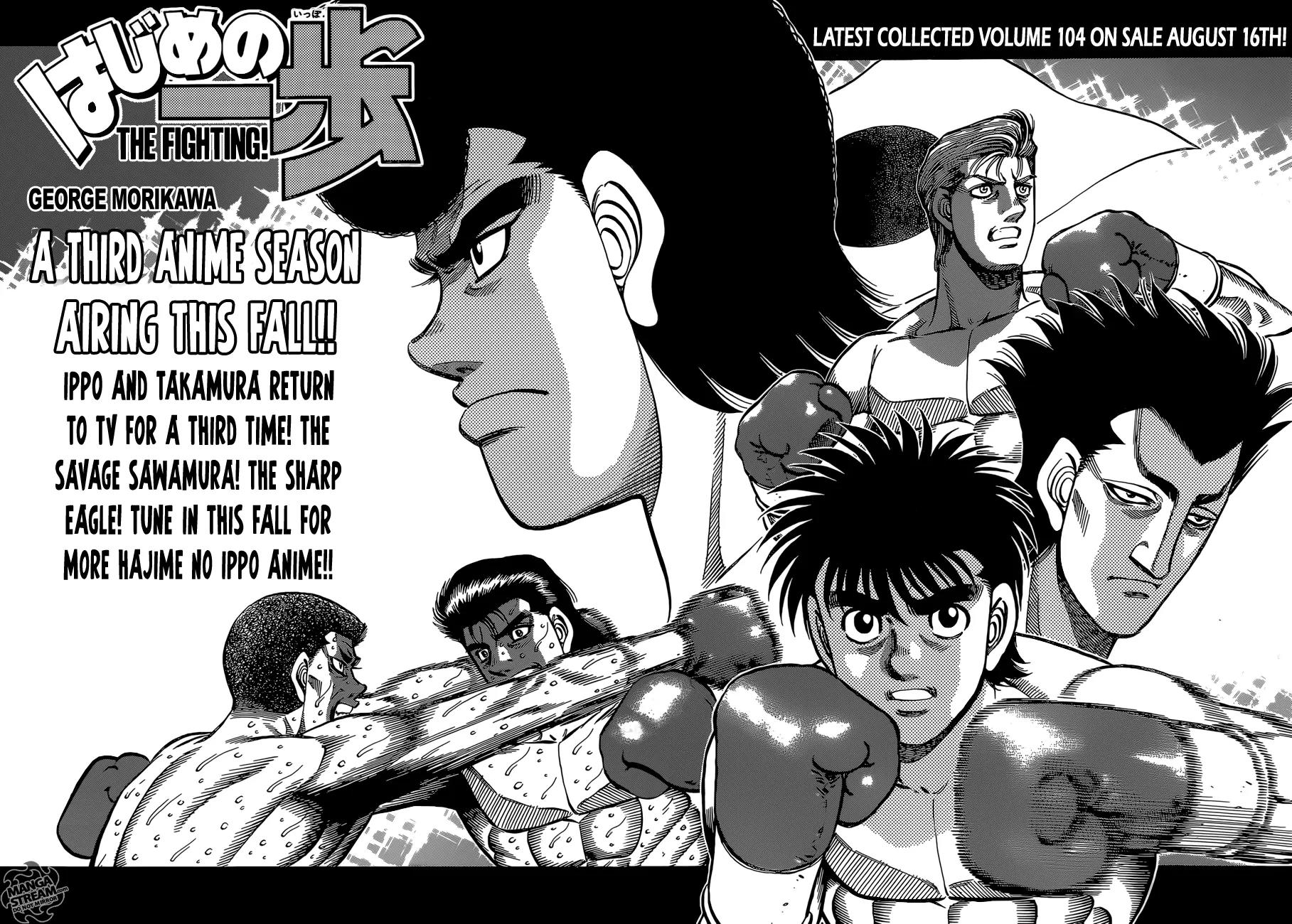Hajime no Ippo Chapter 1026 page 3 - Chapter 1026 : Grind...