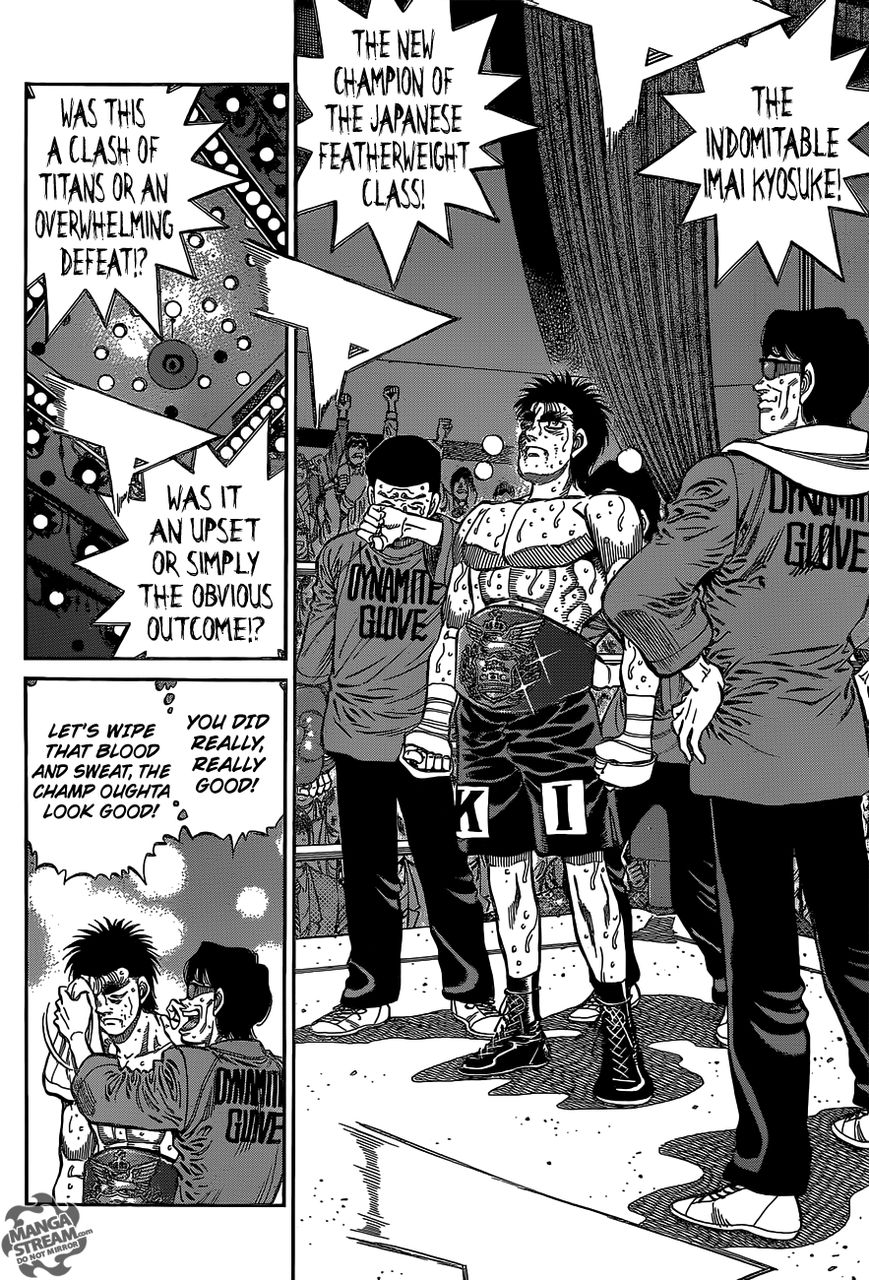 Hajime no Ippo Chapter 1029 page 3 - Chapter 1029 : Arrival of A New Era