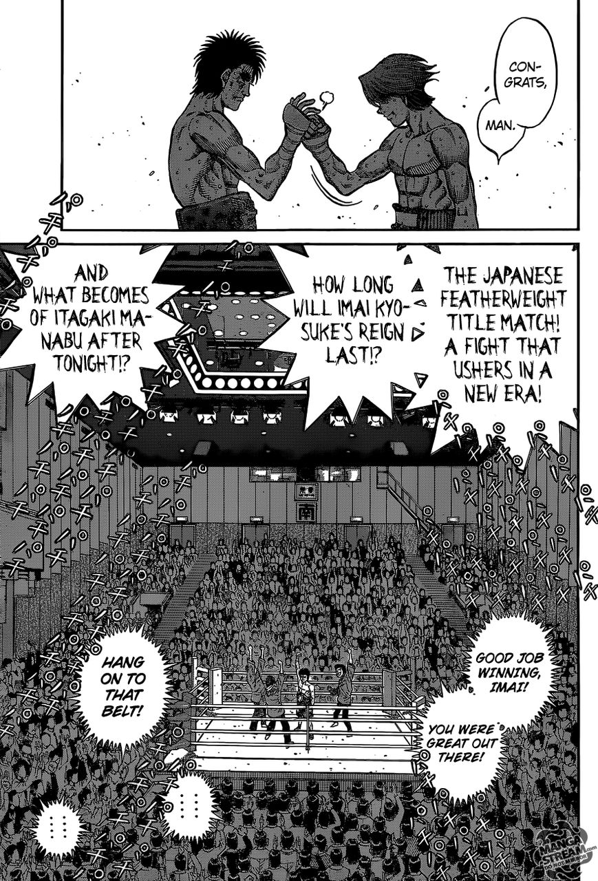 Hajime no Ippo Chapter 1029 page 8 - Chapter 1029 : Arrival of A New Era