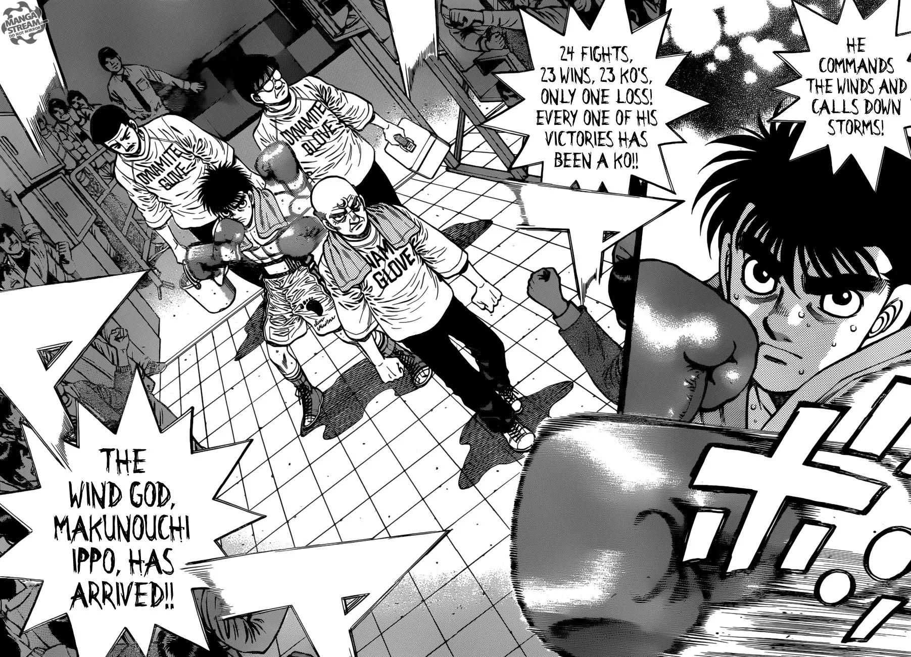 Hajime no Ippo Chapter 1031 page 9 - Chapter 1031 : The Wind God's Challenge