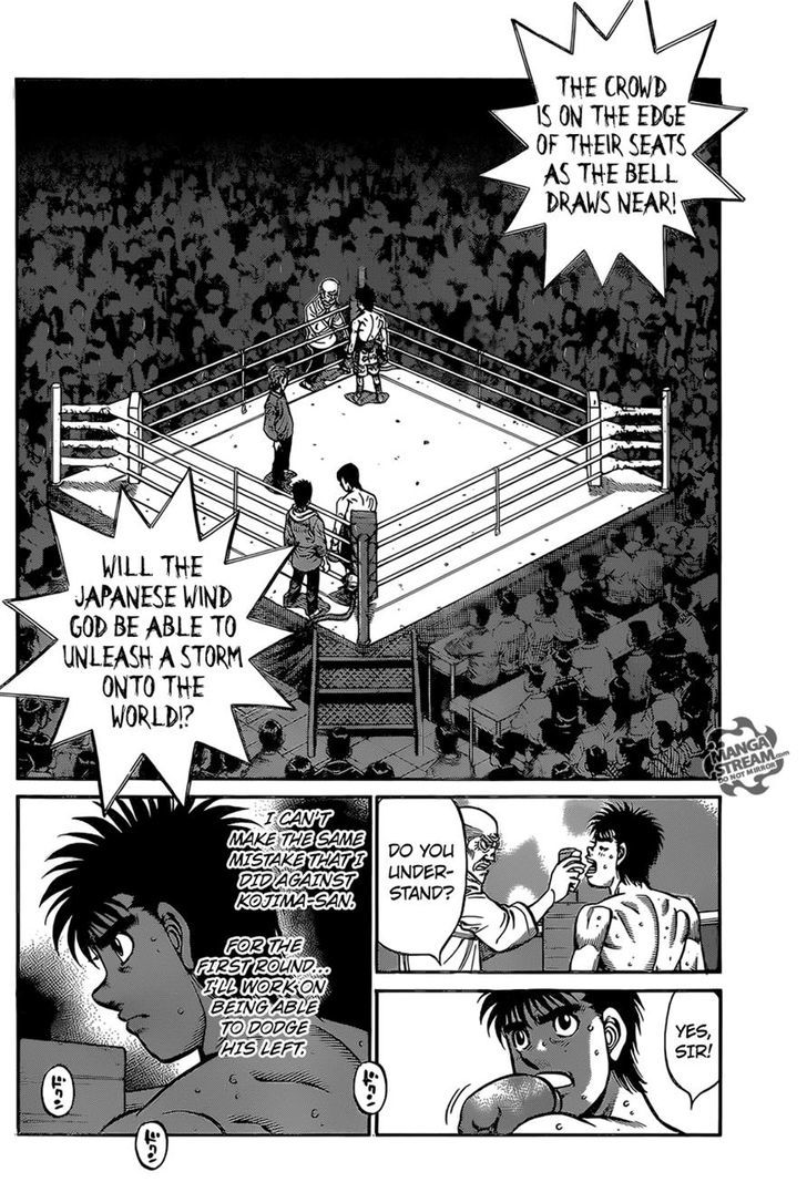 Hajime no Ippo Chapter 1032 page 14 - Chapter 1032